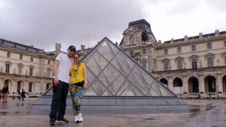 Trip 2014 por conta própria - Museu do Louvre, Paris