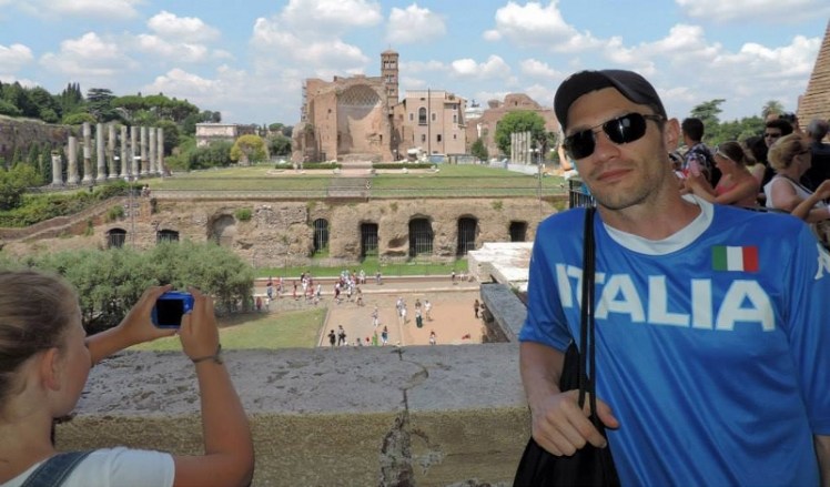 Vista do Foro Romano a partir do Coliseu