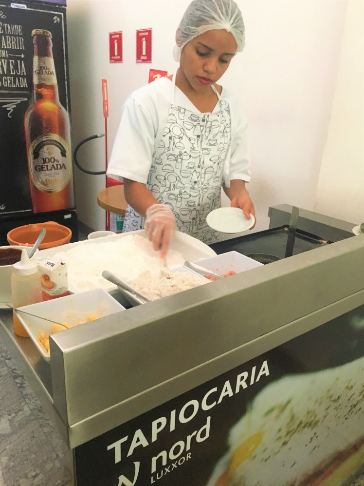 Tapioca feita na hora